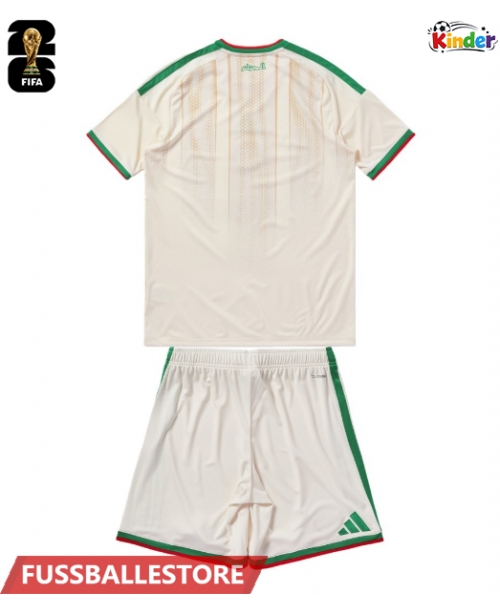 Günstige Algerien Heimtrikotsatz Kinder WM 2026 Kurzarm (+ Kurze Hosen)